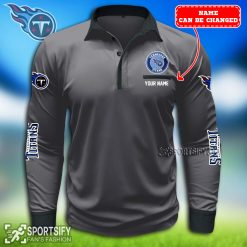 LSPP0128 - Custom Tennessee Titans Long Sleeve Pocket Polo Shirt-Sportsify