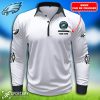 LSPP0123 - Custom Philadelphia Eagles Long Sleeve Pocket Polo Shirt-Sportsify