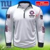 LSPP0121 - Custom New York Giants Long Sleeve Pocket Polo Shirt-Sportsify