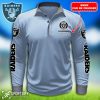 LSPP0115 - Custom Las Vegas Raiders Long Sleeve Pocket Polo Shirt-Sportsify