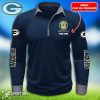 LSPP0110 - Custom Green Bay Packers Long Sleeve Pocket Polo Shirt-Sportsify