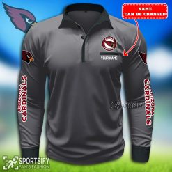 LSPP0101 - Custom Arizona Cardinals Long Sleeve Pocket Polo Shirt-Sportsify