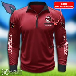 LSPP0101 - Custom Arizona Cardinals Long Sleeve Pocket Polo Shirt-Sportsify