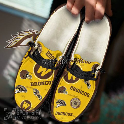 HDS02110 - Custom Western Michigan Broncos Hey Dude Shoes-Sportsify