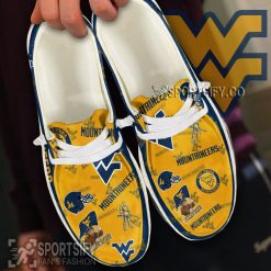 HDS02109 - Custom West Virginia Mountaineers Hey Dude Shoes-Sportsify