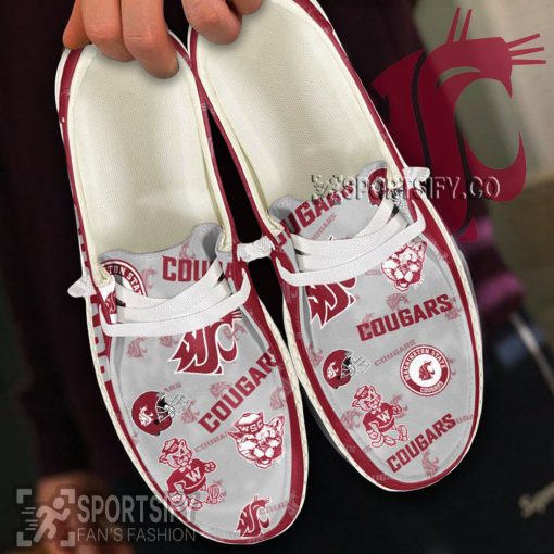 HDS02108 - Custom Washington State Cougars Hey Dude Shoes-Sportsify