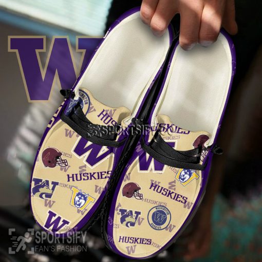 HDS02107 - Custom Washington Huskies Hey Dude Shoes-Sportsify