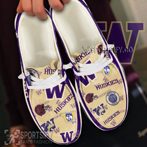 HDS02107 - Custom Washington Huskies Hey Dude Shoes-Sportsify