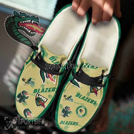 HDS02096 - Custom Uab Blazers Hey Dude Shoes-Sportsify