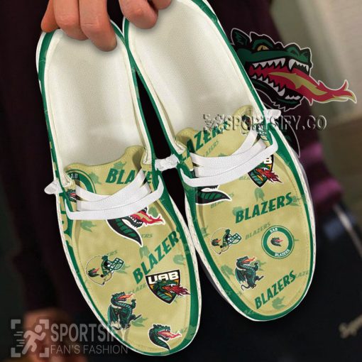 HDS02096 - Custom Uab Blazers Hey Dude Shoes-Sportsify