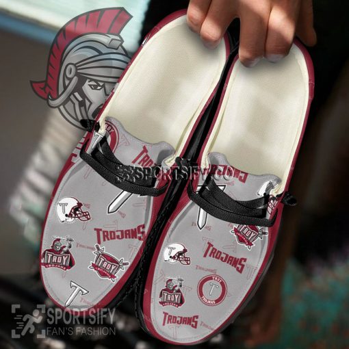 HDS02094 - Custom Troy Trojans Hey Dude Shoes-Sportsify