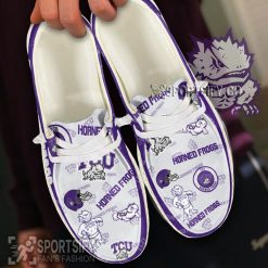 HDS02086 - Custom Tcu Horned Frogs Hey Dude Shoes-Sportsify