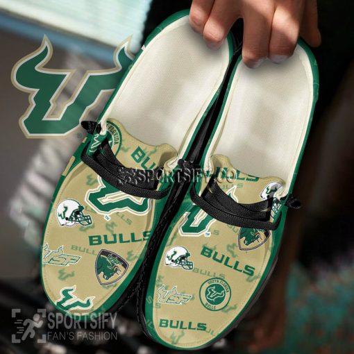 HDS02082 - Custom South Florida Bulls Hey Dude Shoes-Sportsify