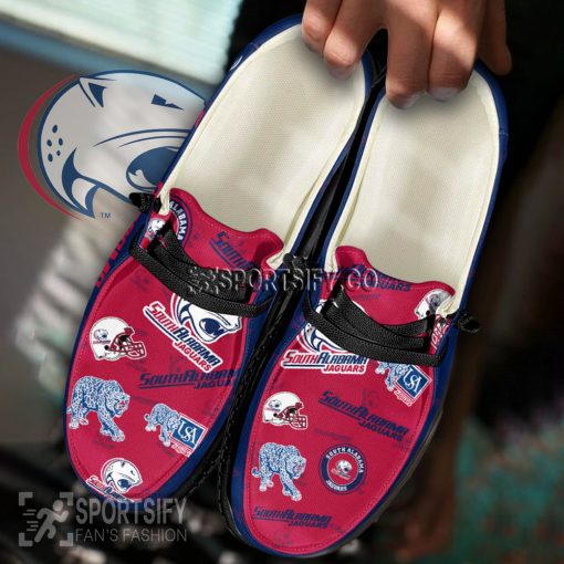 HDS02080 - Custom South Alabama Jaguars Hey Dude Shoes-Sportsify