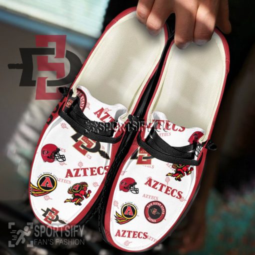 HDS02078 - Custom San Diego State Aztecs Hey Dude Shoes-Sportsify