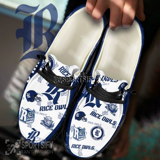 HDS02076 - Custom Rice Owls Hey Dude Shoes-Sportsify