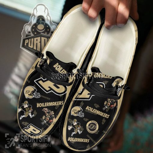 HDS02075 - Custom Purdue Boilermakers Hey Dude Shoes-Sportsify