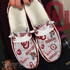 HDS02067 - Custom Oklahoma Sooners Hey Dude Shoes-Sportsify