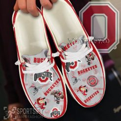 HDS02066 - Custom Ohio State Buckeyes Hey Dude Shoes-Sportsify