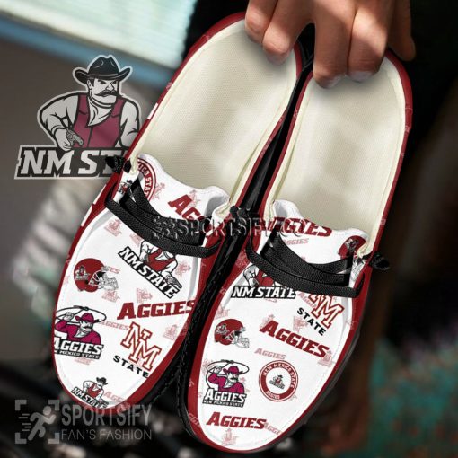 HDS02058 - Custom New Mexico State Aggies Hey Dude Shoes-Sportsify