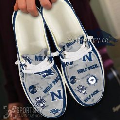 HDS02056 - Custom Nevada Wolf Pack Hey Dude Shoes-Sportsify