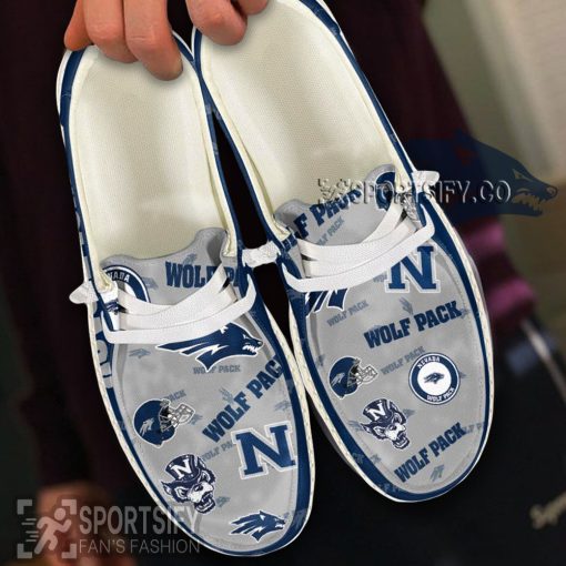 HDS02056 - Custom Nevada Wolf Pack Hey Dude Shoes-Sportsify