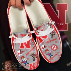 HDS02055 - Custom Nebraska Cornhuskers Hey Dude Shoes-Sportsify