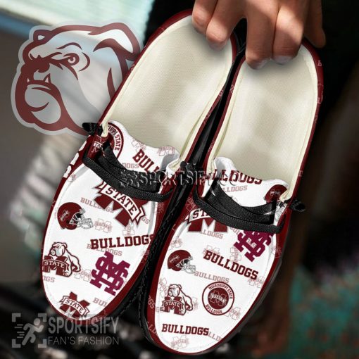 HDS02052 - Custom Mississippi State Bulldogs Hey Dude Shoes-Sportsify