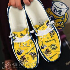 HDS02050 - Custom Michigan Wolverines Hey Dude Shoes-Sportsify