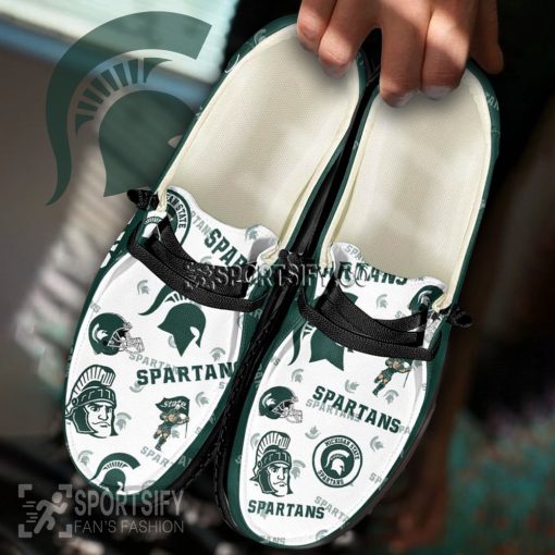 HDS02049 - Custom Michigan State Spartans Hey Dude Shoes-Sportsify