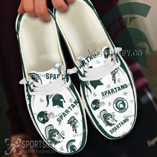 HDS02049 - Custom Michigan State Spartans Hey Dude Shoes-Sportsify