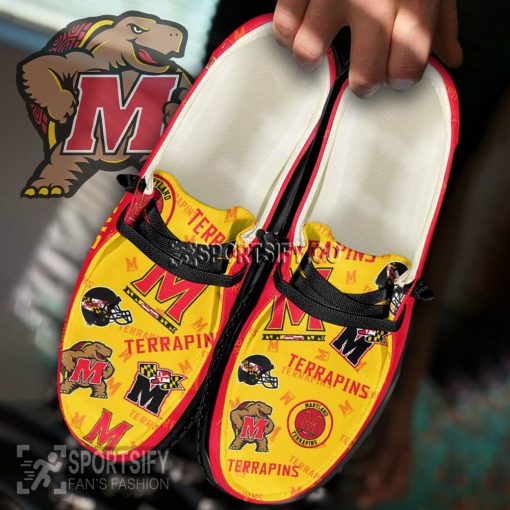 HDS02047 - Custom Maryland Terrapins Hey Dude Shoes-Sportsify