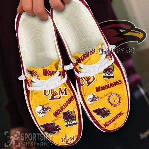 HDS02043 - Custom Louisiana-Monroe Warhawks Hey Dude Shoes-Sportsify