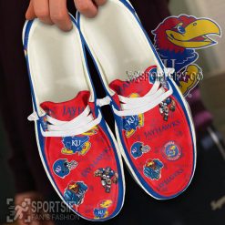 HDS02039 - Custom Kansas Jayhawks Hey Dude Shoes-Sportsify