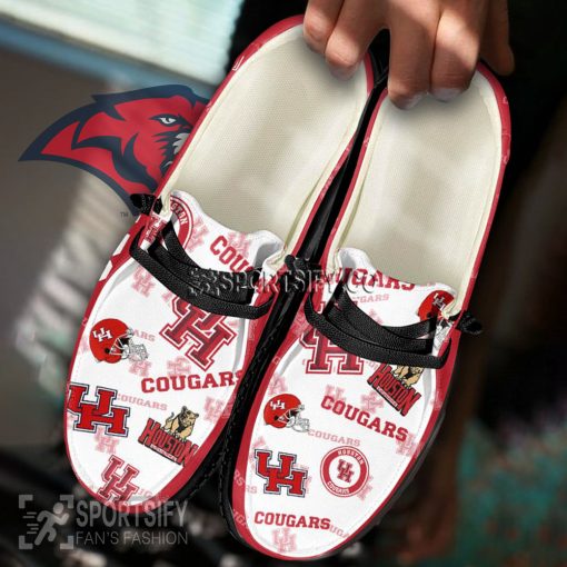 HDS02033 - Custom Houston Cougars Hey Dude Shoes-Sportsify