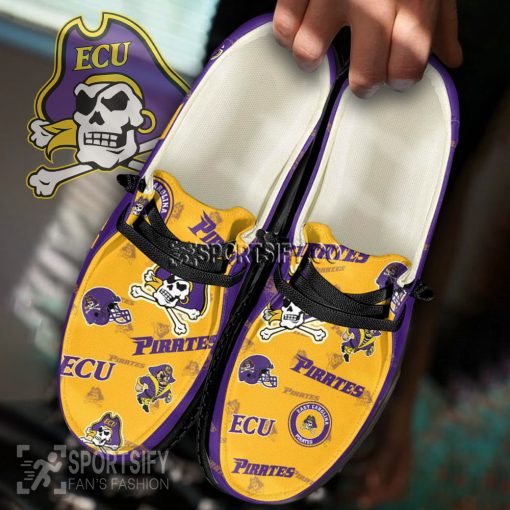 HDS02022 - Custom East Carolina Pirates Hey Dude Shoes-Sportsify