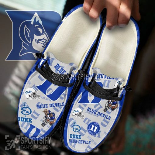 HDS02021 - Custom Duke Blue Devils Hey Dude Shoes-Sportsify