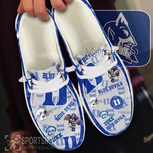 HDS02021 - Custom Duke Blue Devils Hey Dude Shoes-Sportsify