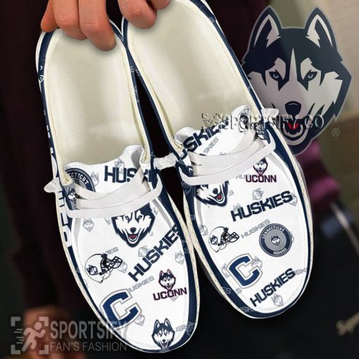 HDS02020 - Custom Connecticut Huskies Hey Dude Shoes-Sportsify