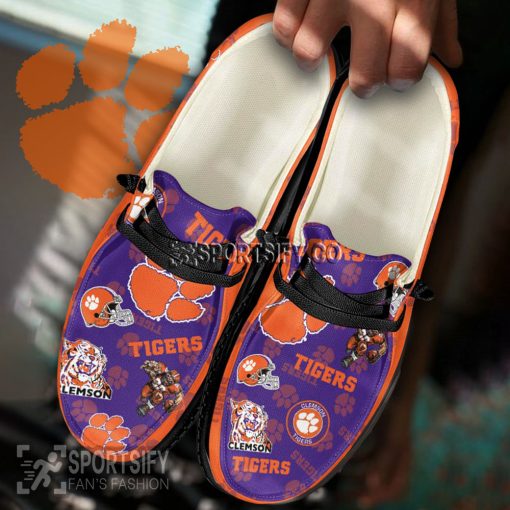 HDS02016 - Custom Clemson Tigers Hey Dude Shoes-Sportsify