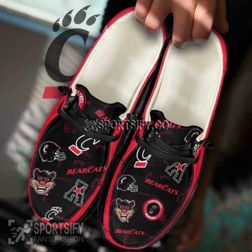 HDS02015 - Custom Cincinnati Bearcats Hey Dude Shoes-Sportsify