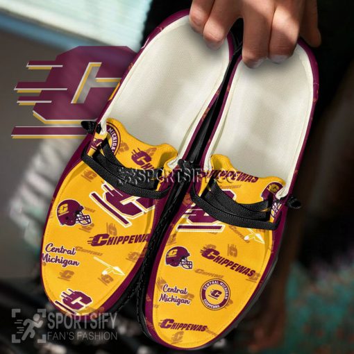 HDS02014 - Custom Central Michigan Chippewas Hey Dude Shoes-Sportsify