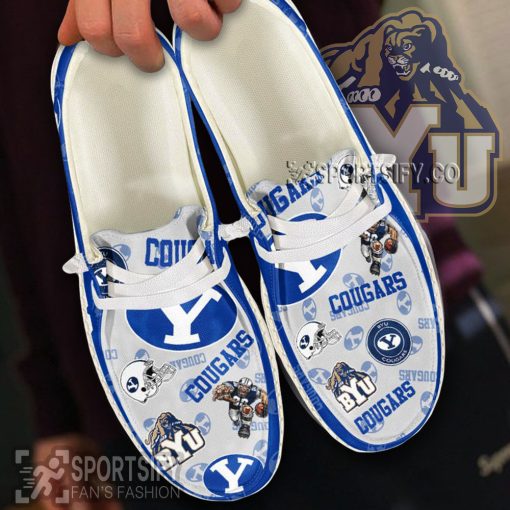 HDS02012 - Custom Byu Cougars Hey Dude Shoes-Sportsify