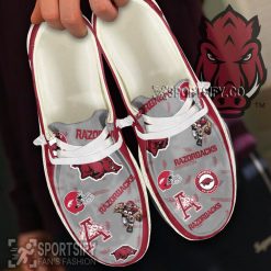 HDS02006 - Custom Arkansas Razorbacks Hey Dude Shoes-Sportsify