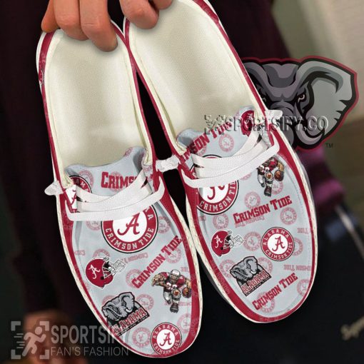 HDS02002 - Custom Alabama Crimson Tide Hey Dude Shoes-Sportsify