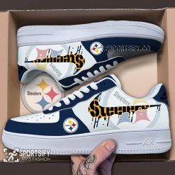 AFS0227 - Pittsburgh Steelers Air Force 1 Low Top Shoes-Sportsify