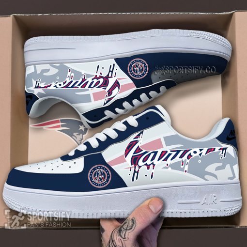 AFS0219 - New England Patriots Air Force 1 Low Top Shoes-Sportsify