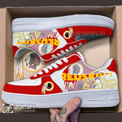 AFS0230 - Washington Redskins Air Force 1 Low Top Shoes-Sportsify