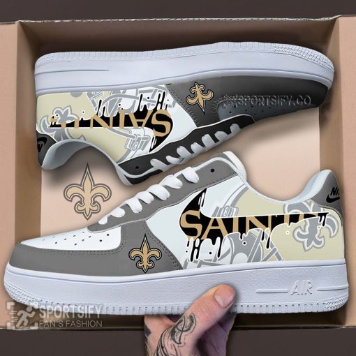 AFS0220 - New Orleans Saints Air Force 1 Low Top Shoes-Sportsify