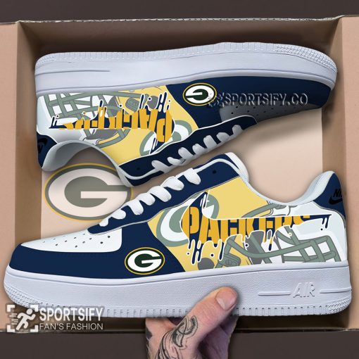 AFS0210 - Green Bay Packers Air Force 1 Low Top Shoes-Sportsify